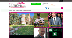 Desktop Screenshot of famouscelebhomes.com